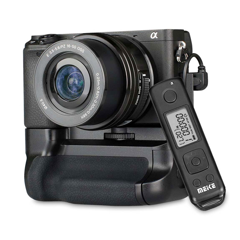Meike MK-A6300 PRO Built-in 2.4GHZ Remote for Sony A6400/A6300/A6000