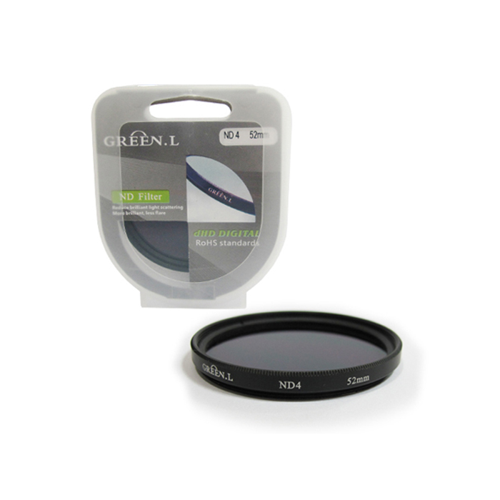 Green.L ND4 Filter 52mm ลดแสงได้ 2 สต็อป Green.L ND4 Filter 52mm ลดแสงได้ 2 สต็อป