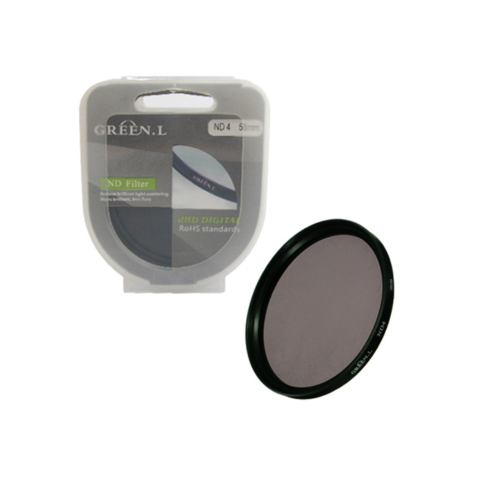 Green.L ND4 Filter 58mm ลดแสงได้ 2 สต็อป Green.L ND4 Filter 58mm ลดแสงได้ 2 สต็อป