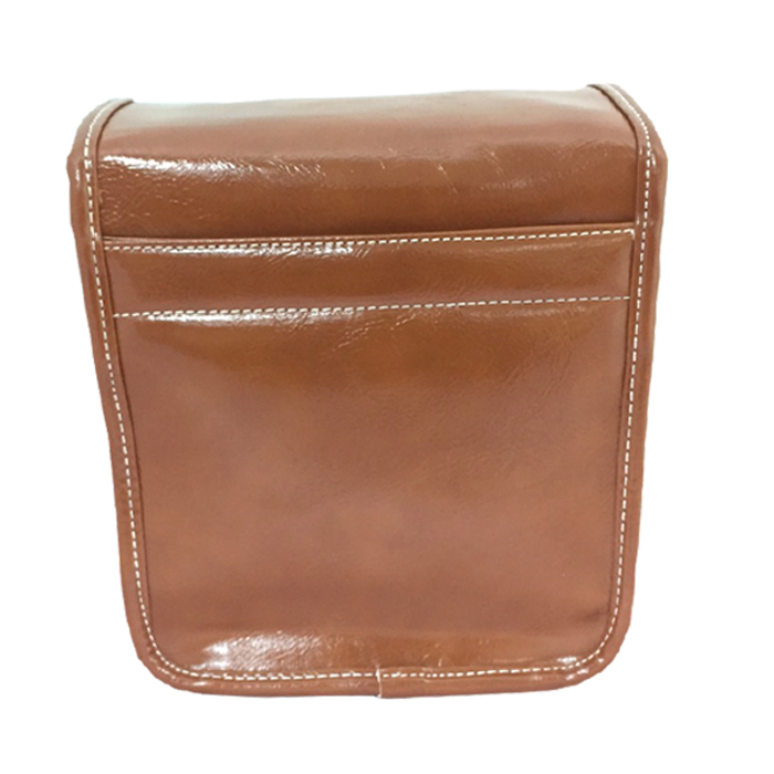 Leather Vintage Bag No.B113B - BROWN