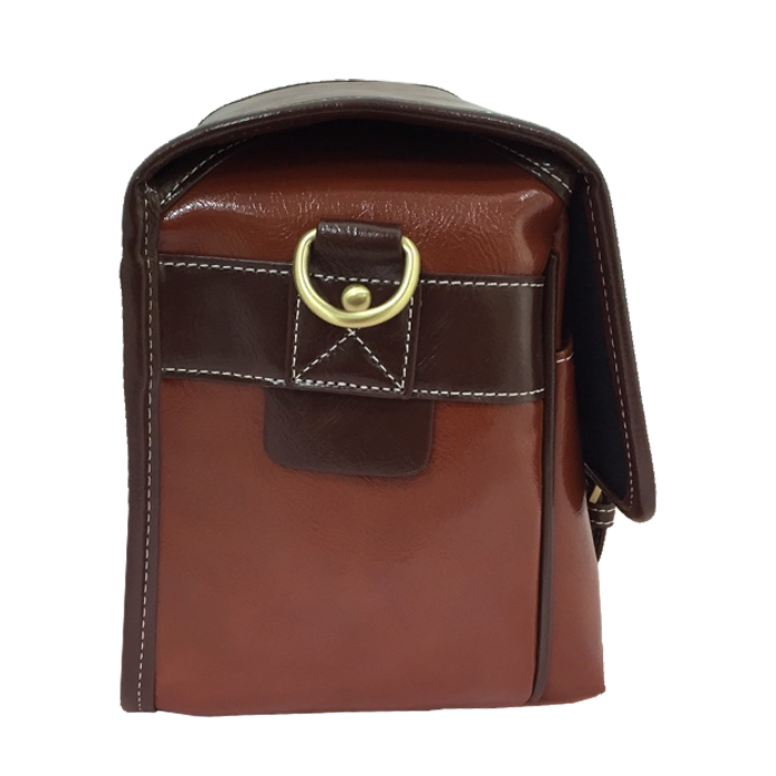 Leather Vintage Bag No.B113B - BROWN