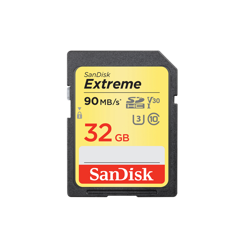SanDisk EXTREME SDHC 32GB 90MB/600X เมมโมรี่