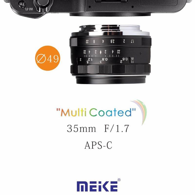 MEIKE 12mm F/2.8 Wide Angle Lens for Canon EOS M