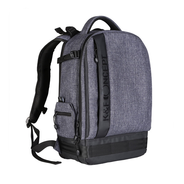 K&F CONCEPT KF13.044 DSLR CAMERA BACKPACK LARGE GREY