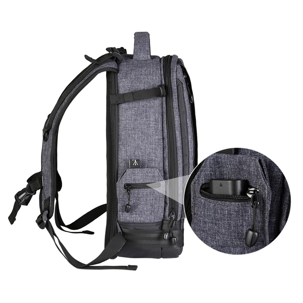 K&F CONCEPT KF13.044 DSLR CAMERA BACKPACK LARGE GREY