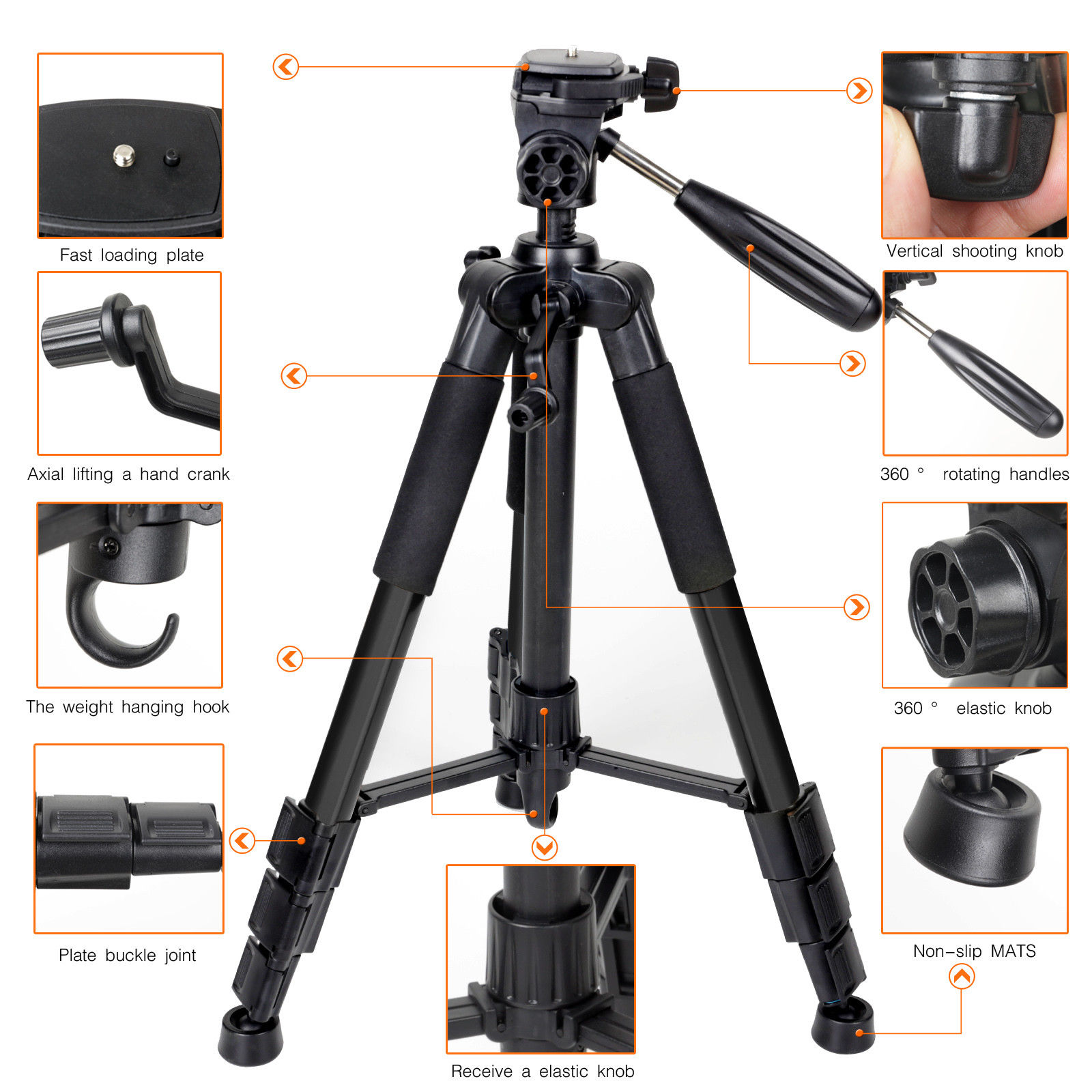 Zomei Q111 Professional Aluminium Tripod  ขาตั้งกล้อง