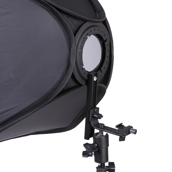 Flash Softbox Kit 40x40cm Bracket Bowen Mount Holder ซอฟบ๊อกแฟลช