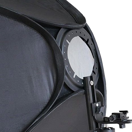 Flash Softbox Kit 40x40cm Bracket Bowen Mount Holder ซอฟบ๊อกแฟลช