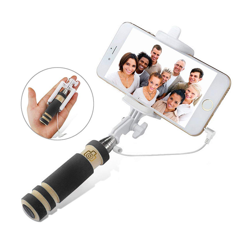 Fottos Selfie Stick Mini Monopod (Built-in Shutter)