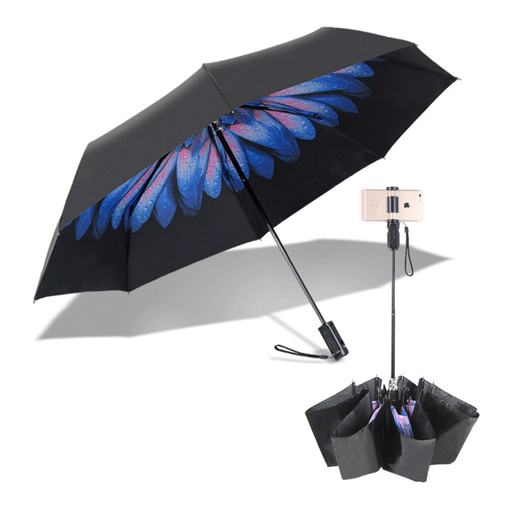 ร่มเซลฟี่ Papaler Umbrella Glazed Flower with Remote Control 