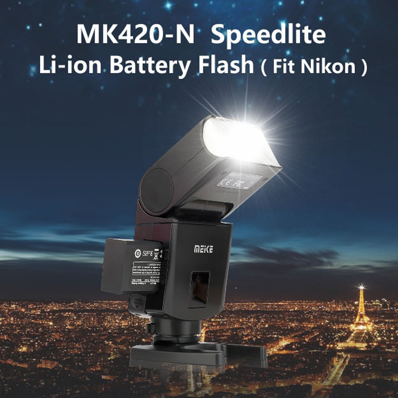 Meike MK420 TTL HSS 2.4GHz Lithium-ion Speedlite For Nikon