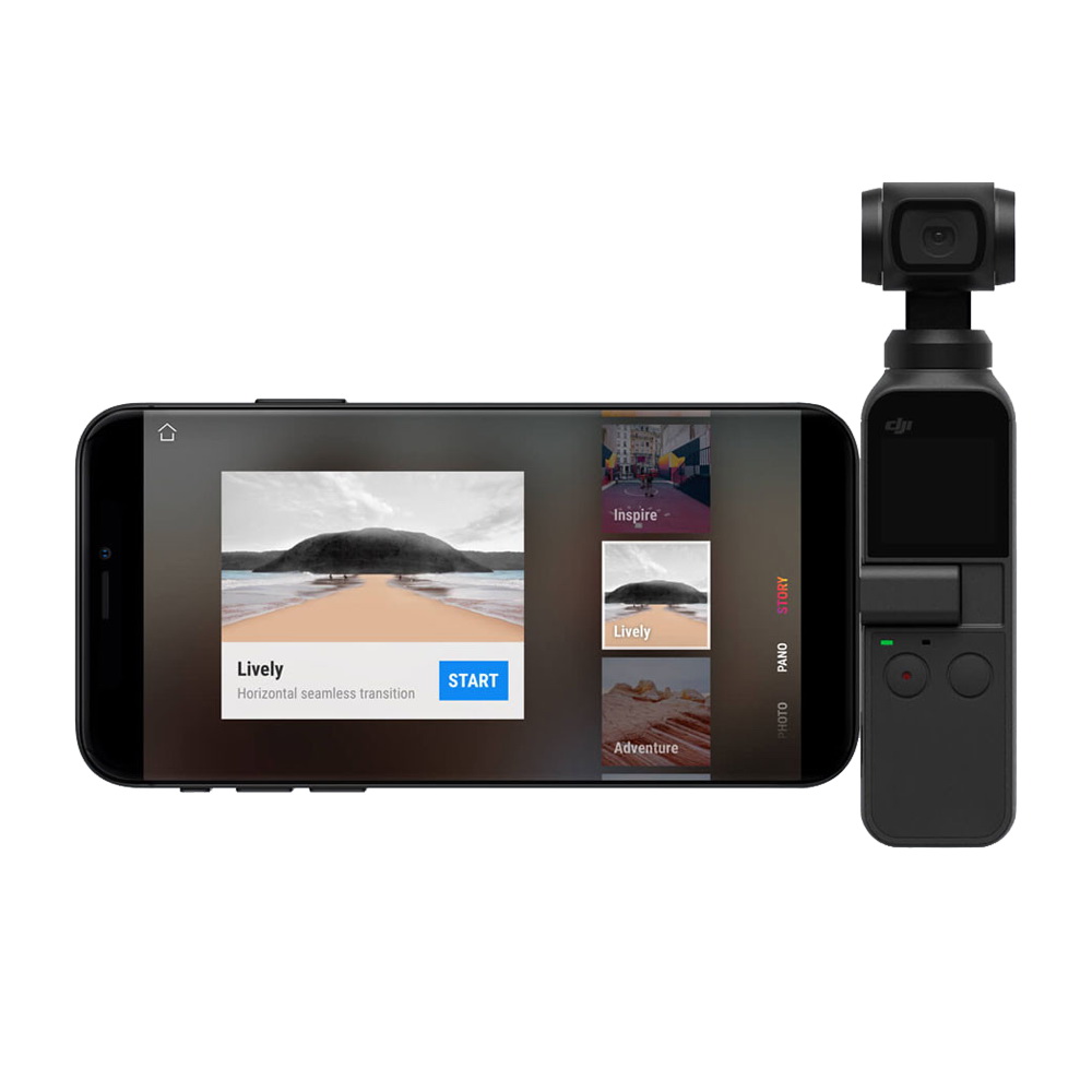 Osmo Pocket - 4K/60FPS Handheld 3-Axis Camera 