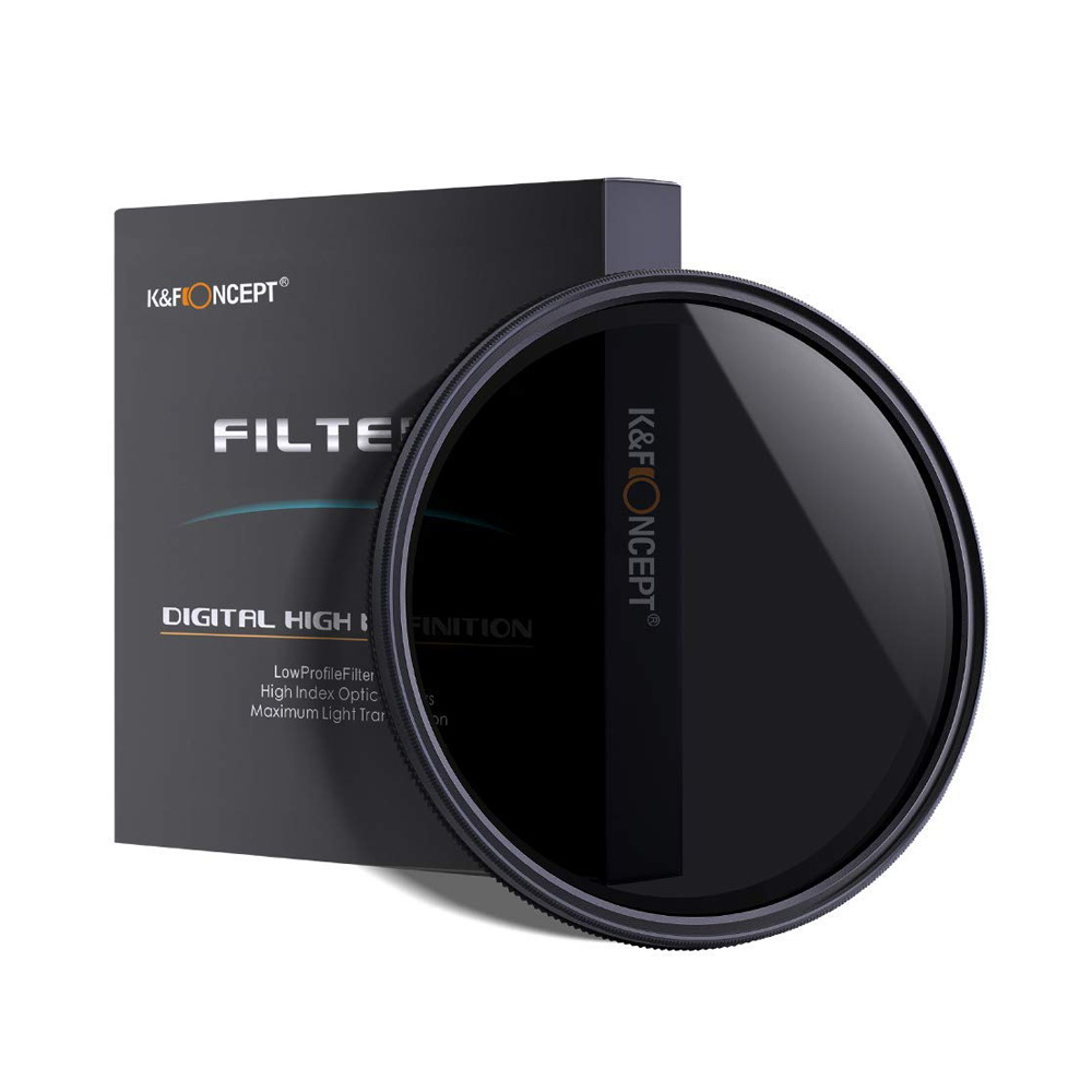 K&F CONCEPT 37mm ND2-400 Variable Neutral Density ND Filter