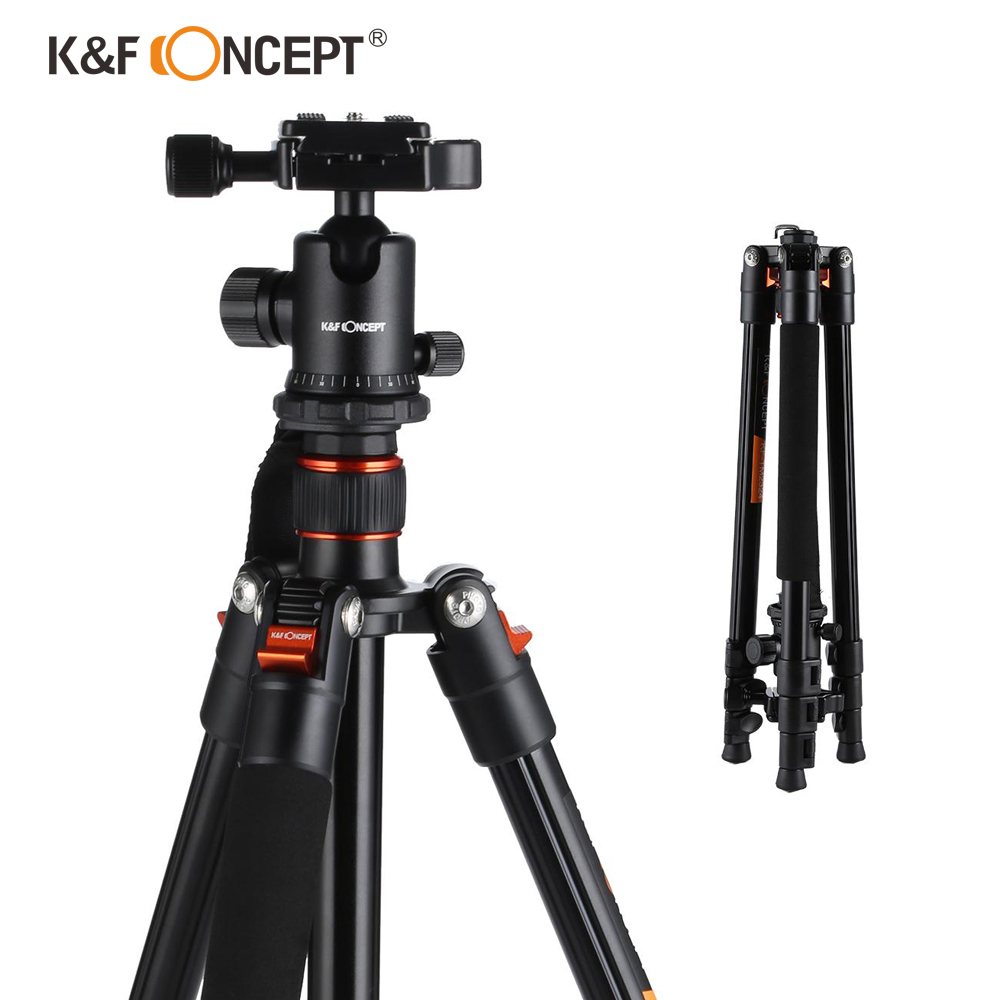 K&F Concept MT-01 mini Tripod Grey Aluminium  ขาตั้งกล้อง