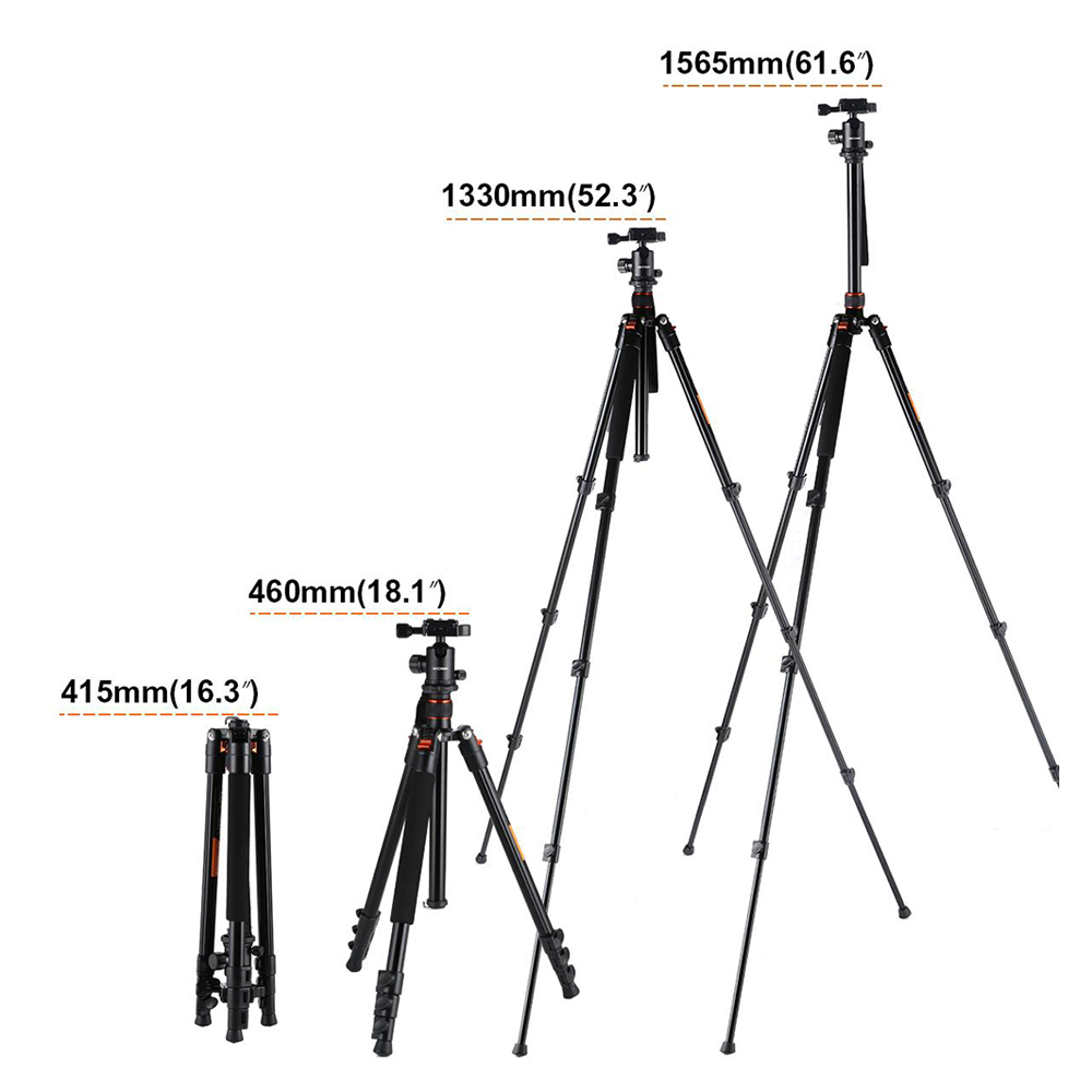 K&F Concept MT-01 mini Tripod Grey Aluminium  ขาตั้งกล้อง