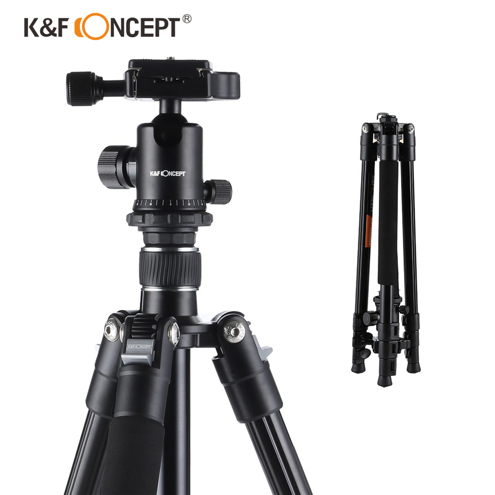 K&F Concept Tripod TM2324 KF09.028 Silver Aluminium ขาตั้งกล้อง