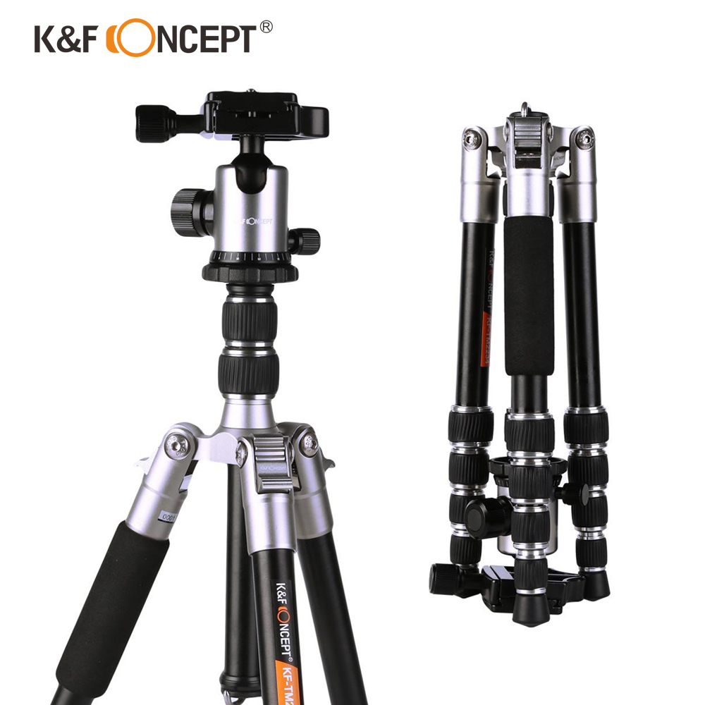 K&F Concept Tripod TM2235 Silver Aluminium ขาตั้งกล้อง K&F Concept Tripod TM2235 Silver Aluminium ขาตั้งกล้อง