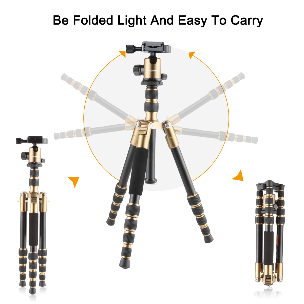 JIEYANG JY0508AM ​​ Max Load 5KG Camera Tripod For Video Stand DSLR  ขาตั้งกล้อง