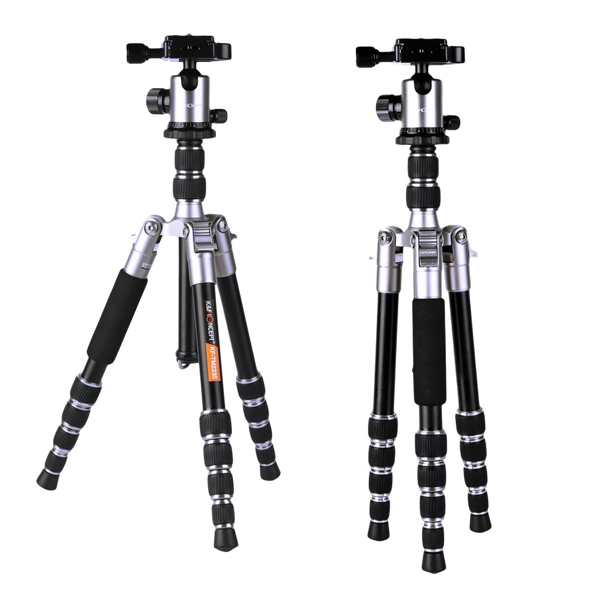 K&F Concept TM2235 Blue Tripod  Aluminium ขาตั้งกล้อง