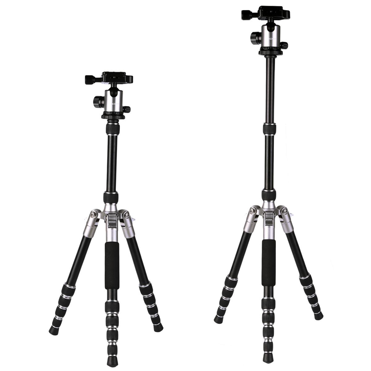 K&F Concept Tripod TM2235 Silver Aluminium ขาตั้งกล้อง