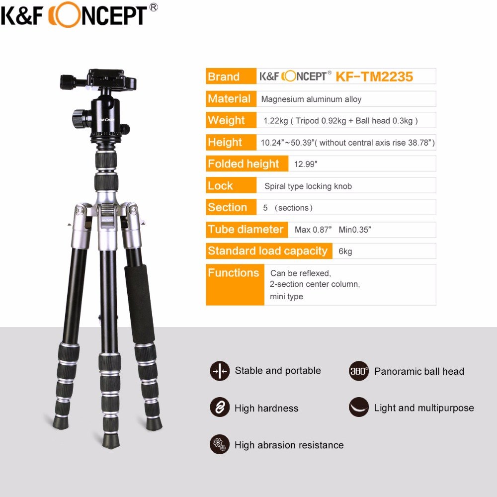 JIEYANG JY0508AM ​​ Max Load 5KG Camera Tripod For Video Stand DSLR  ขาตั้งกล้อง