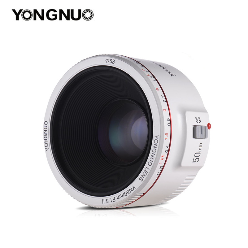 Yongnuo YN 50mm f1.8 II for Canon EF (White) 