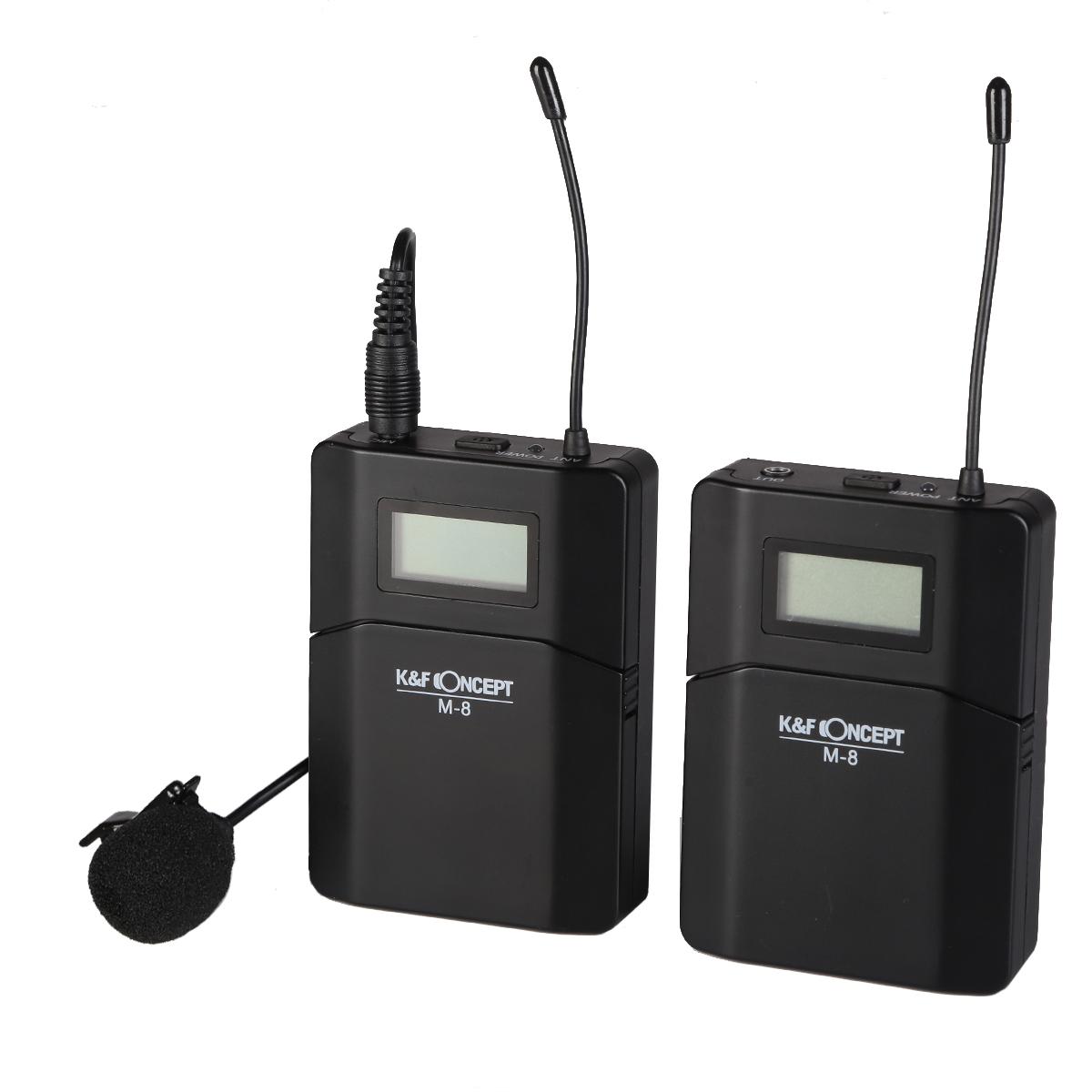 K&F Concept M8 UHF Wireless Microphone