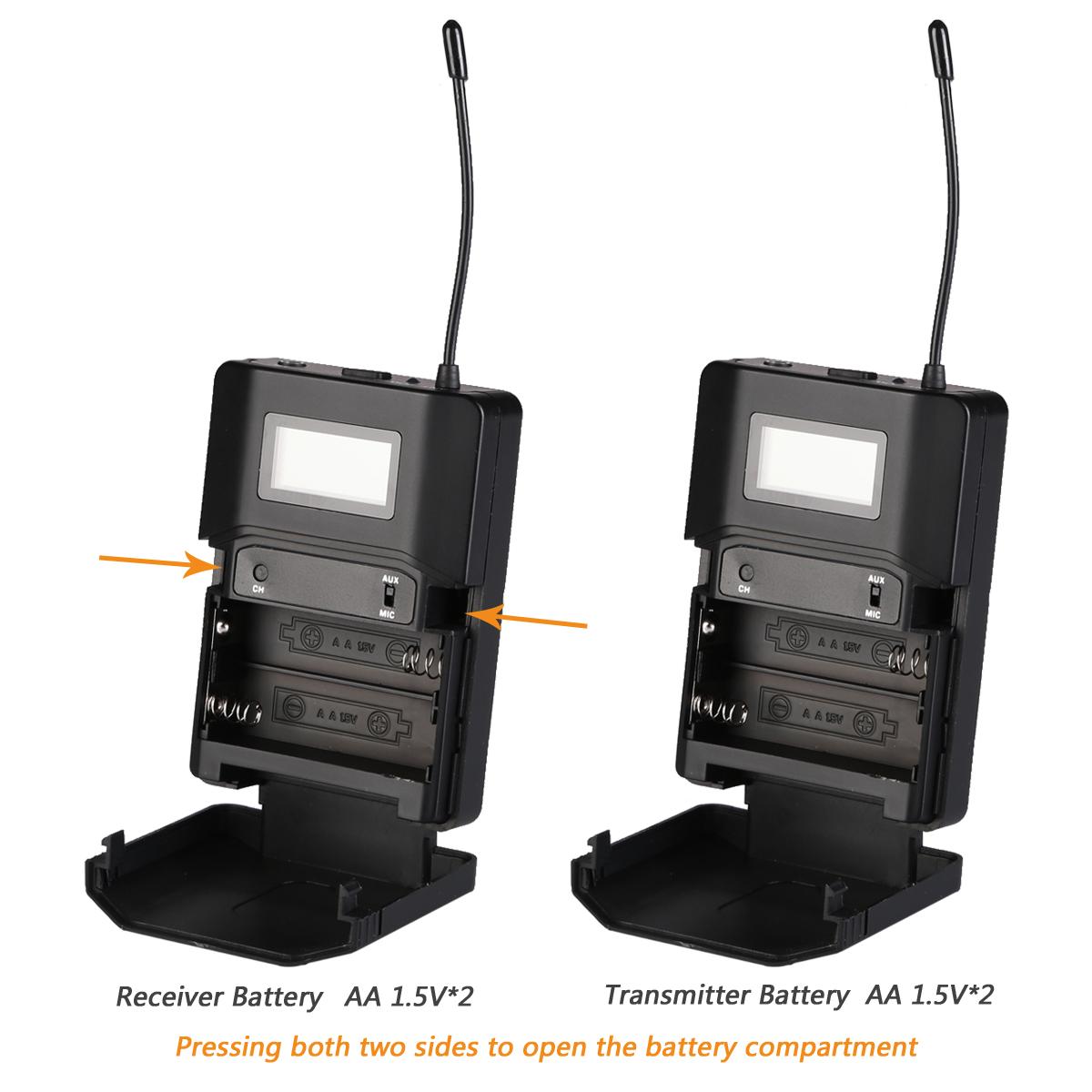 K&F Concept M8 UHF Wireless Microphone