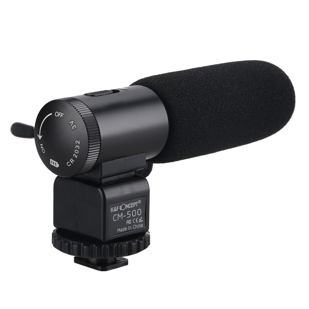 K&F Concept CM-500 Shotgun Microphone 