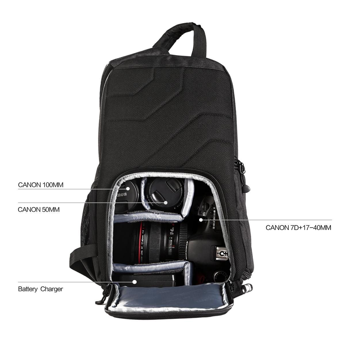 K&F Concept 13.050 Sling Camera Bag Backpack 