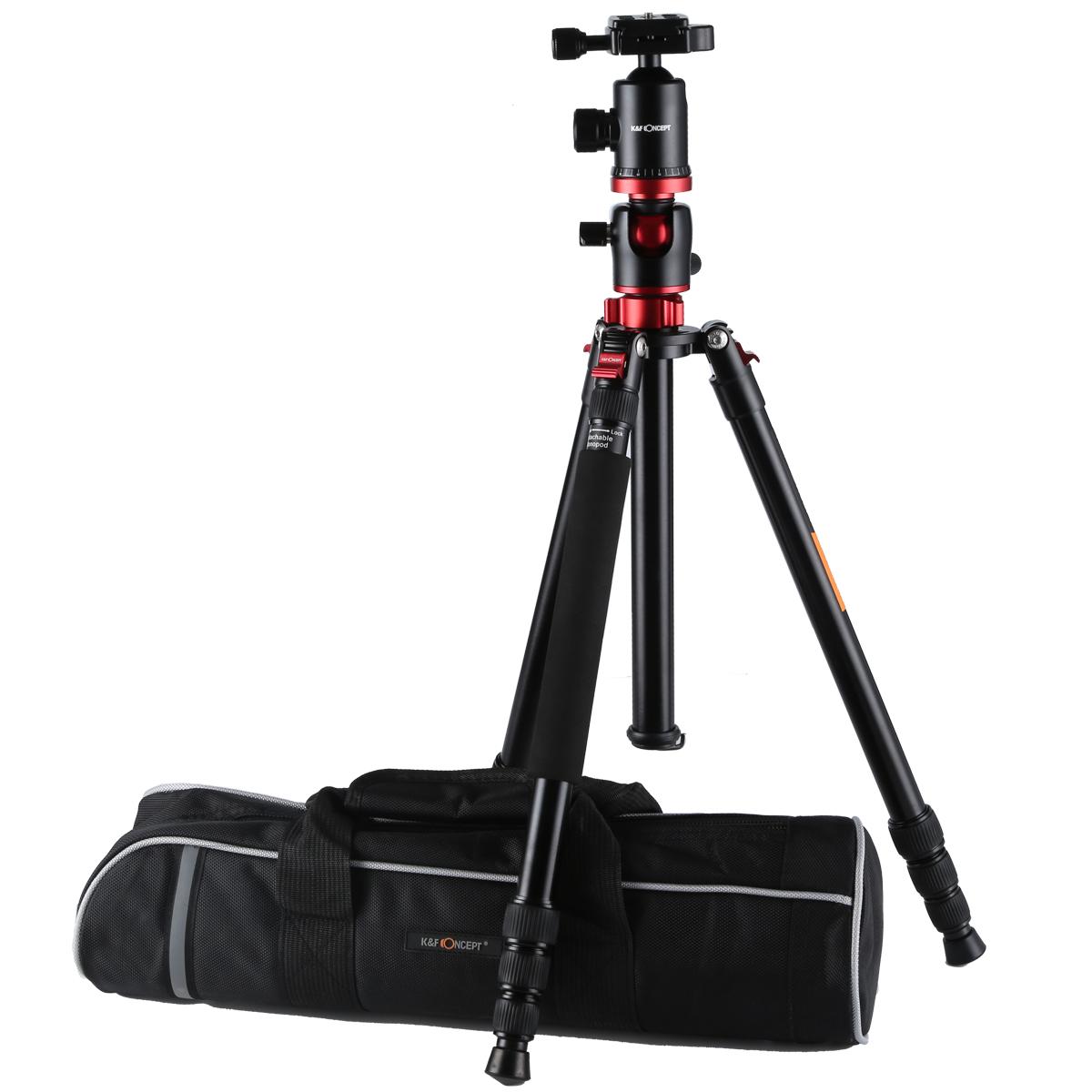 K&F Concept Tripod TM2235 Silver Aluminium ขาตั้งกล้อง