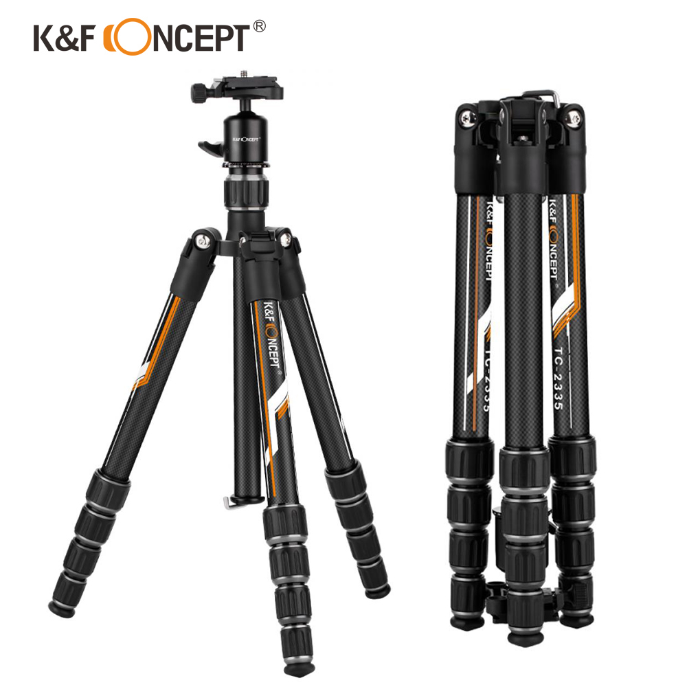 K&F Concept Tripod TC2335 Orange Carbon ขาตั้งกล้อง