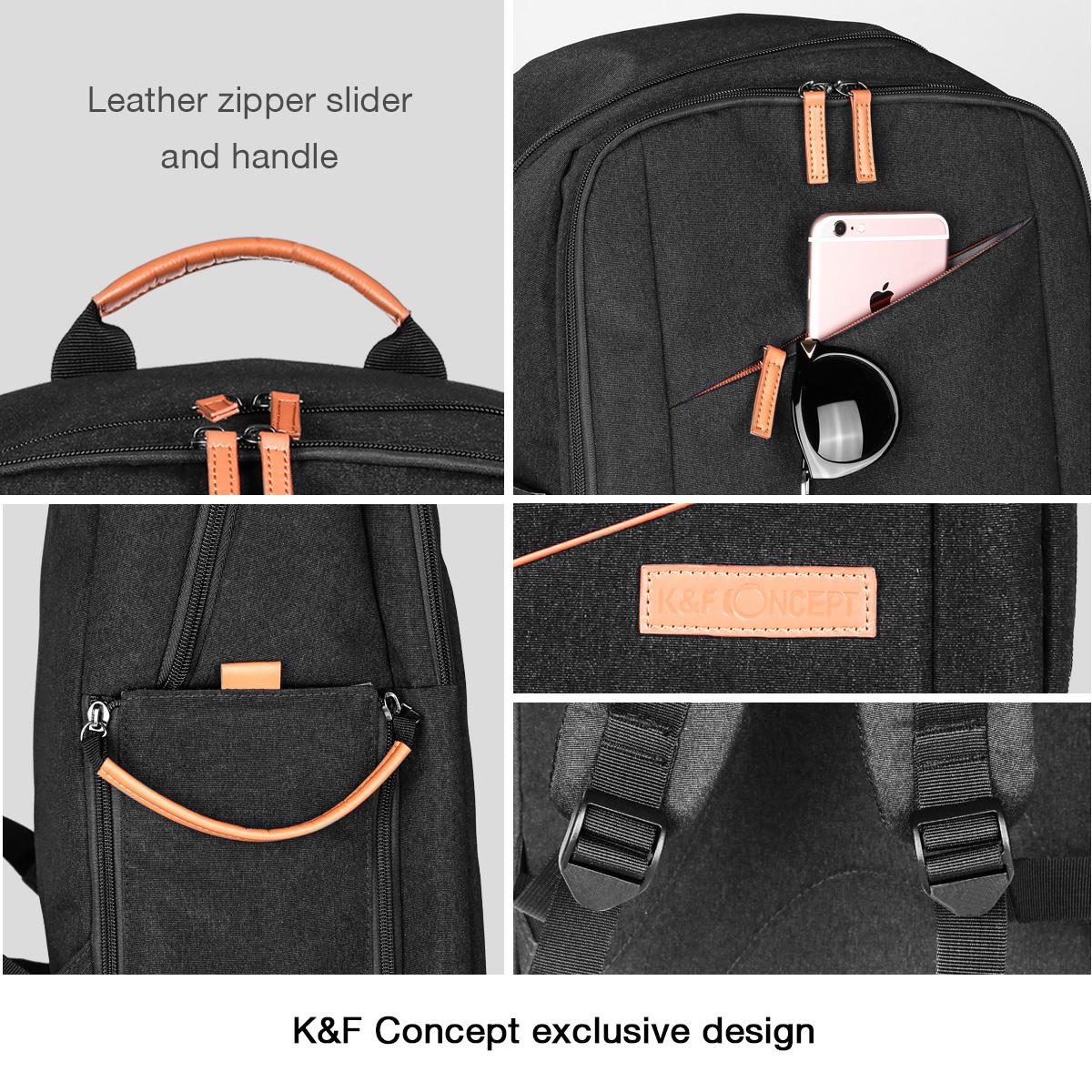 K&F CONCEPT KF13.072 DSLR CAMERA TRAVEL CAPACITY MULTI-FUNCTION BACKPACK