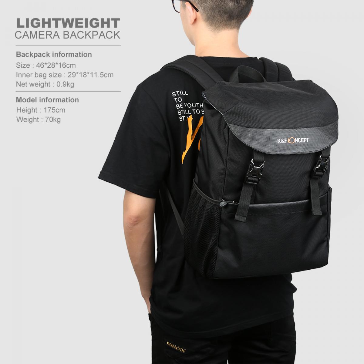 K&F CONCEPT KF13.089 DSLR CAMERA BACKPACK FREEMAN SERIES