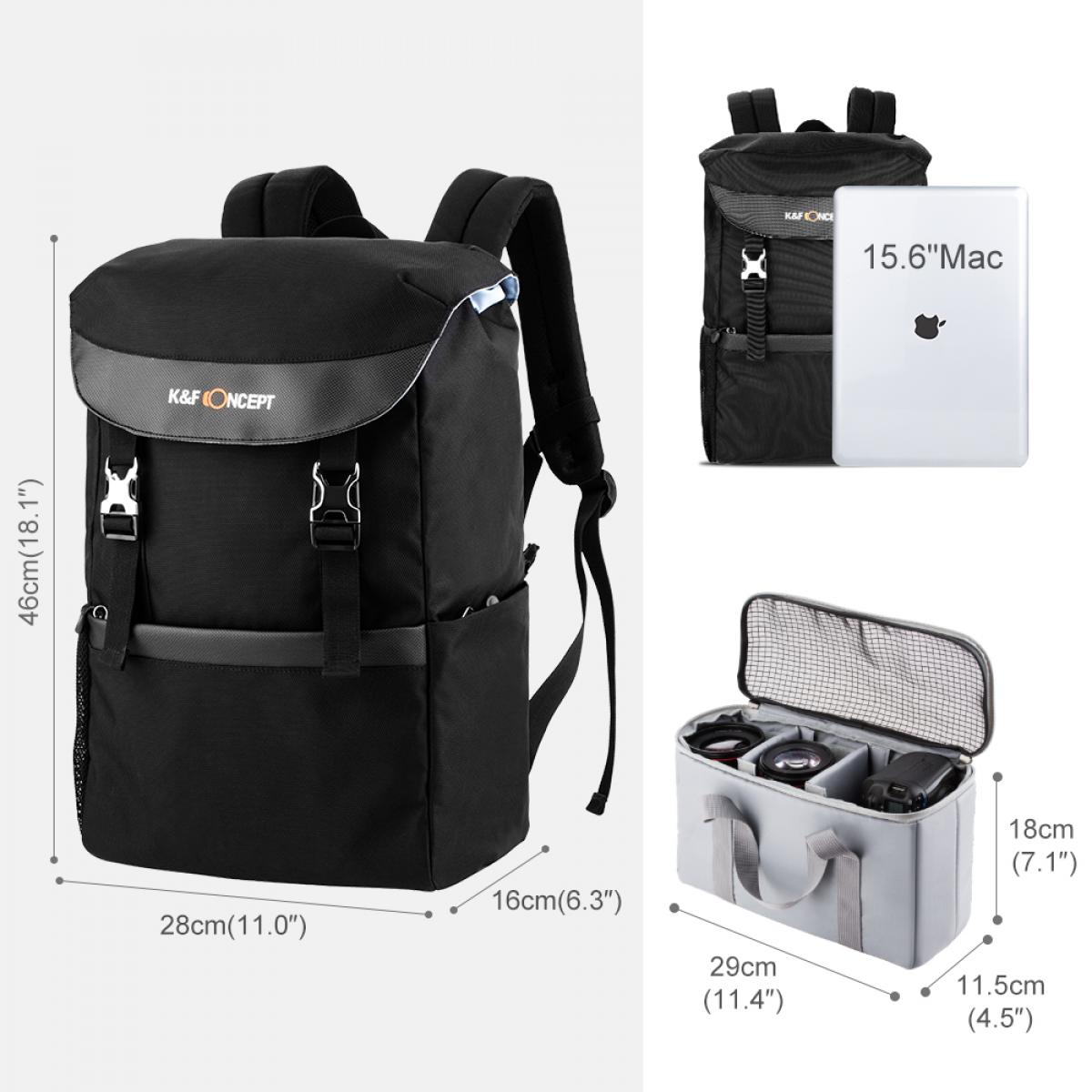 K&F CONCEPT KF13.089 DSLR CAMERA BACKPACK FREEMAN SERIES