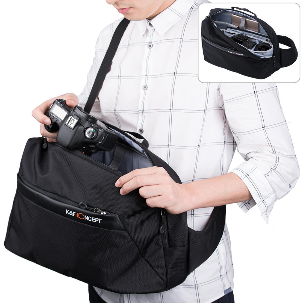 K&F Concept 13.079 DSLR Camera Messenger Shoulder Bag