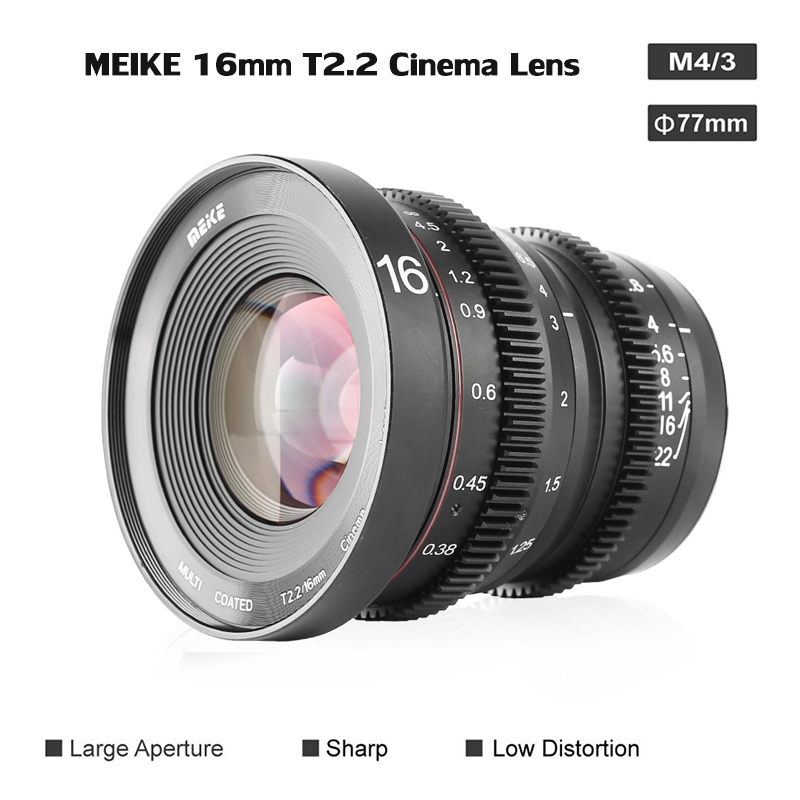 Lens MEIKE 50mm T2.2 Manual Focus Cinema Lens for Sony E Mount