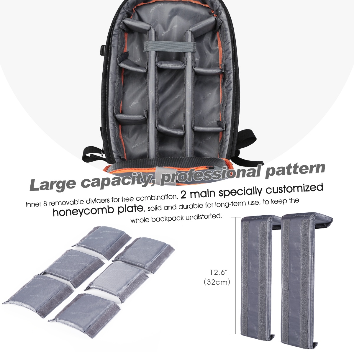 K&F Concept 13.037 Backpack Rucksack Bag Waterproof (L)