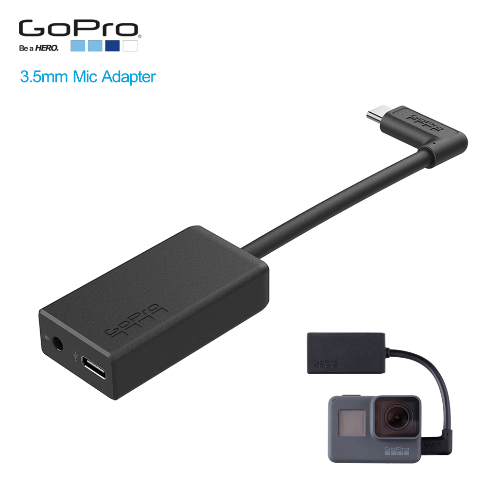 GoPro Pro 3.5mm Mic Adapter for Hero10/Hero9/Hero8 /Hero7 GoPro Pro 3.5mm Mic Adapter for Hero10/Hero9/Hero8 /Hero7