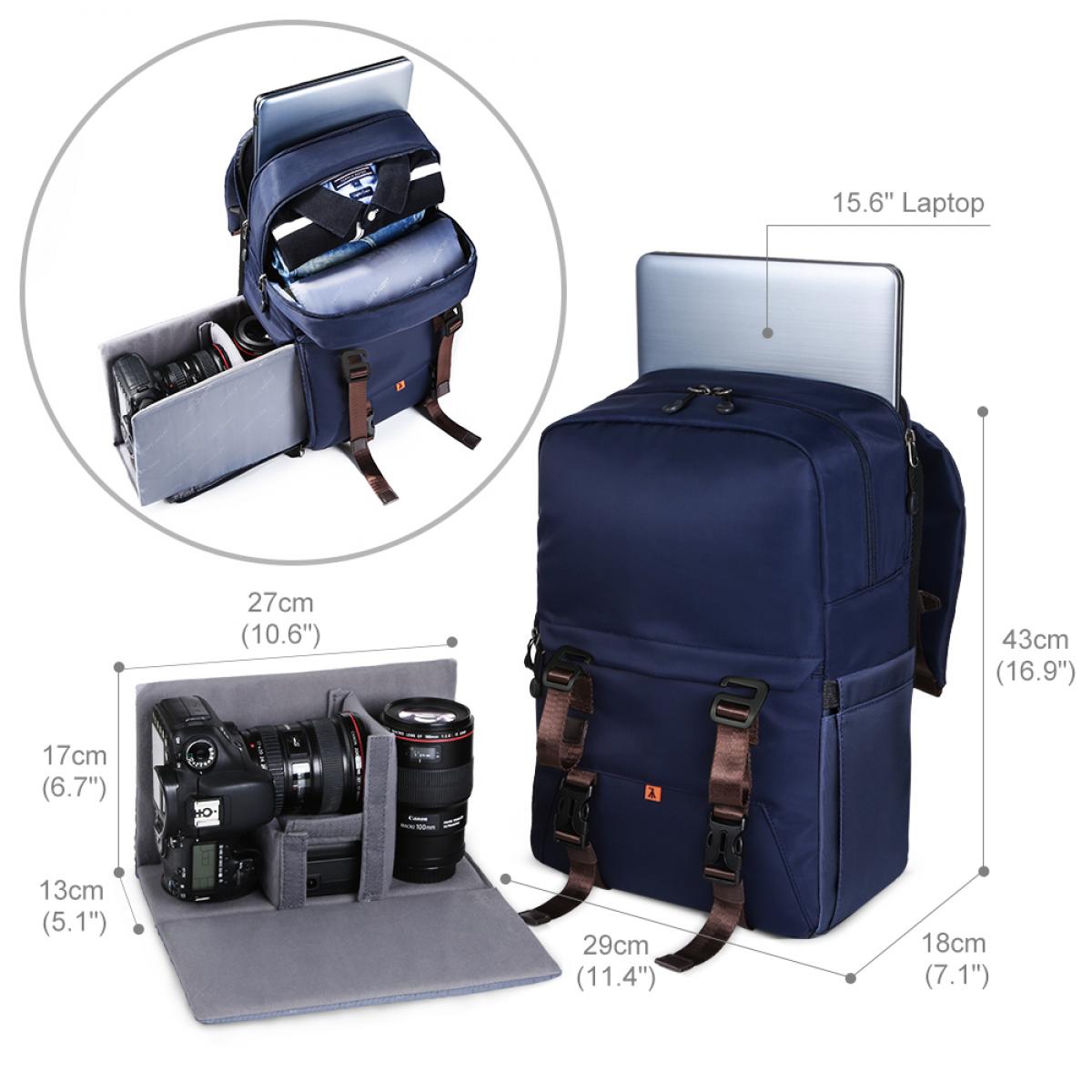 K&F Concept 13.087 DSLR Camera Backpack Waterproof    