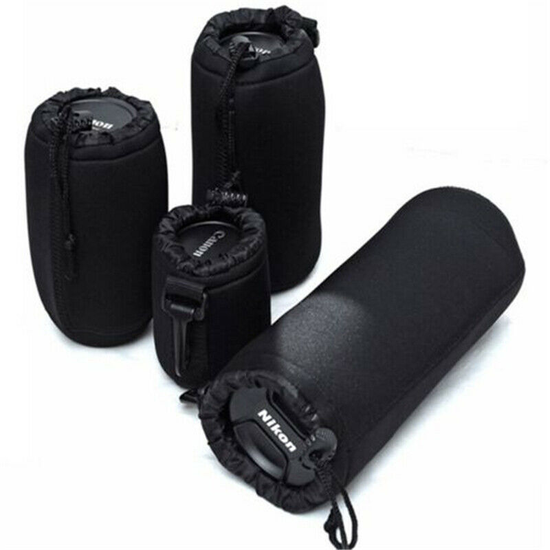 Camera Neoprene Lens Soft Pouch Case NV-H9 (S-M-L-XL)