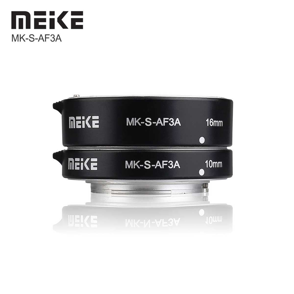 MEIKE MK-S-AF3A Metal Auto Macro Extension Tube Set for Sony