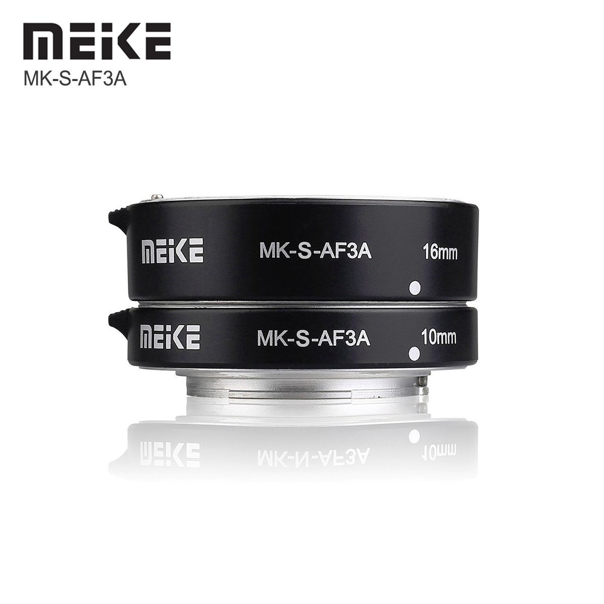 MEIKE MK-S-AF3A Metal Auto Macro Extension Tube Set for Sony MEIKE MK-S-AF3A Metal Auto Macro Extension Tube Set for Sony