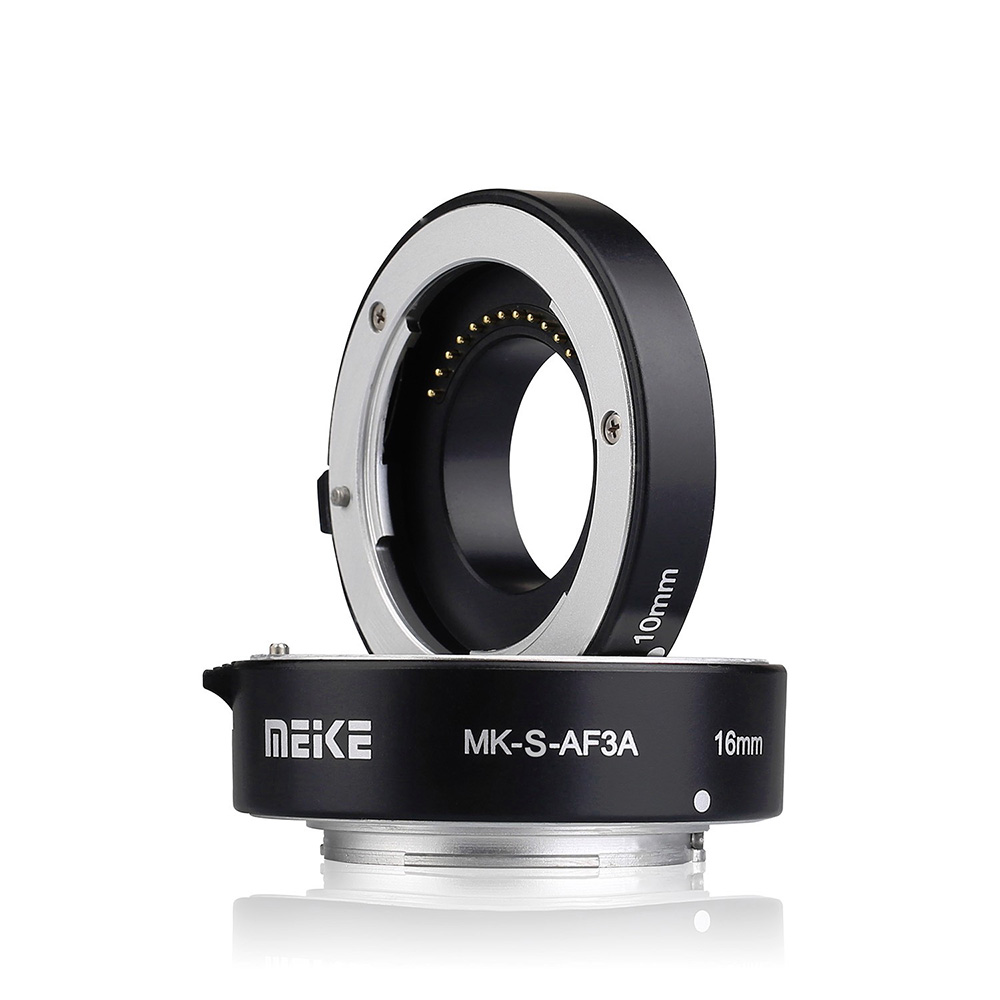 MEIKE MK-S-AF3A Metal Auto Macro Extension Tube Set for Sony