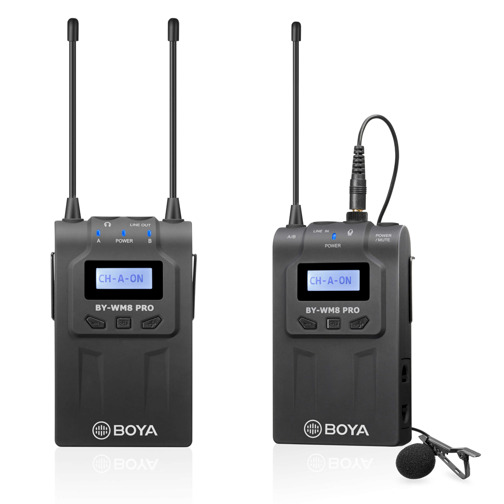 Boya BY-WM8 Pro-K1 Wireless Microphone Dual-Channel Boya BY-WM8 Pro-K1 Wireless Microphone Dual-Channel