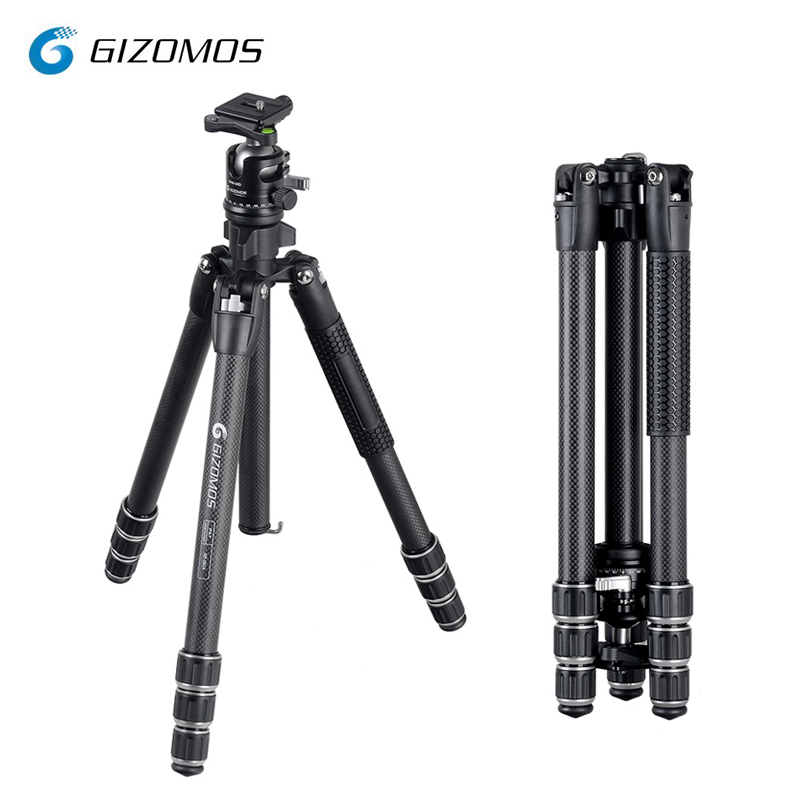GIZOMOS GP-26C4 Carbon Fiber Tripod Kit Blue ขาตั้งกล้อง