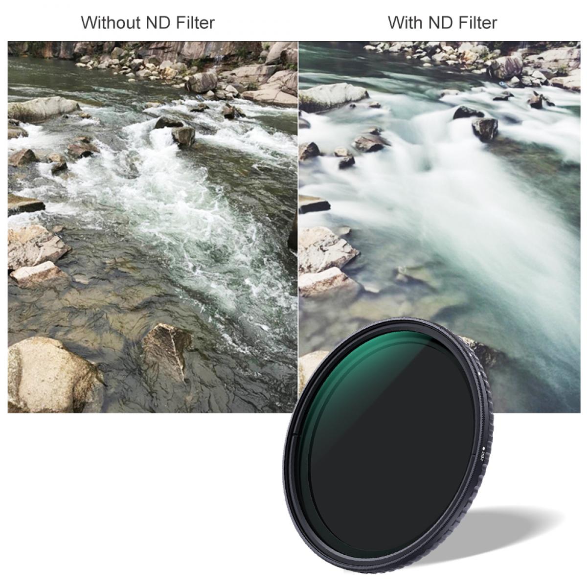 K&F Concept ND2-32 Variable Neutral Density ND Filter Nano-X Coated 82mm