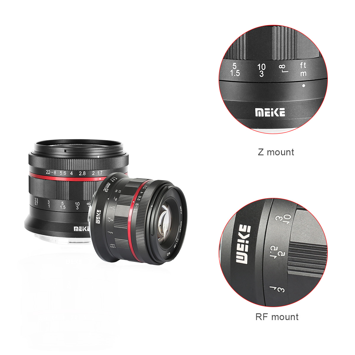 Lens MEIKE 65mm T2.2 Manual Focus Cinema Lens for M4/3