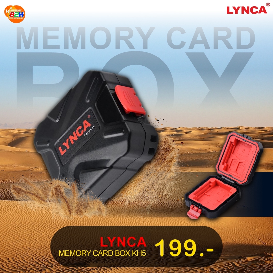 กล่องใส่การ์ด LYNCA KH15 MEMORY CARD BOX 