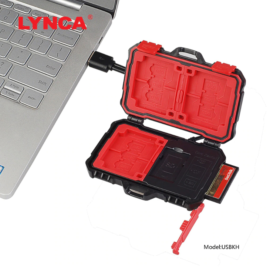 กล่องใส่การ์ด LYNCA KH15 MEMORY CARD BOX 